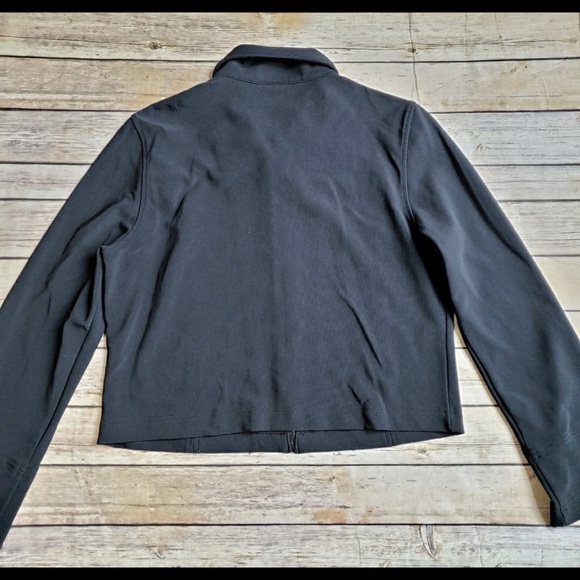 Boston Proper Black Zip Up Travel Jacket - Picture 2 of 3